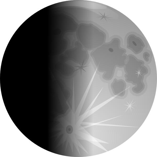 Free Vector Moons Clip Art - Gloucester Road Tube Station (600x600)