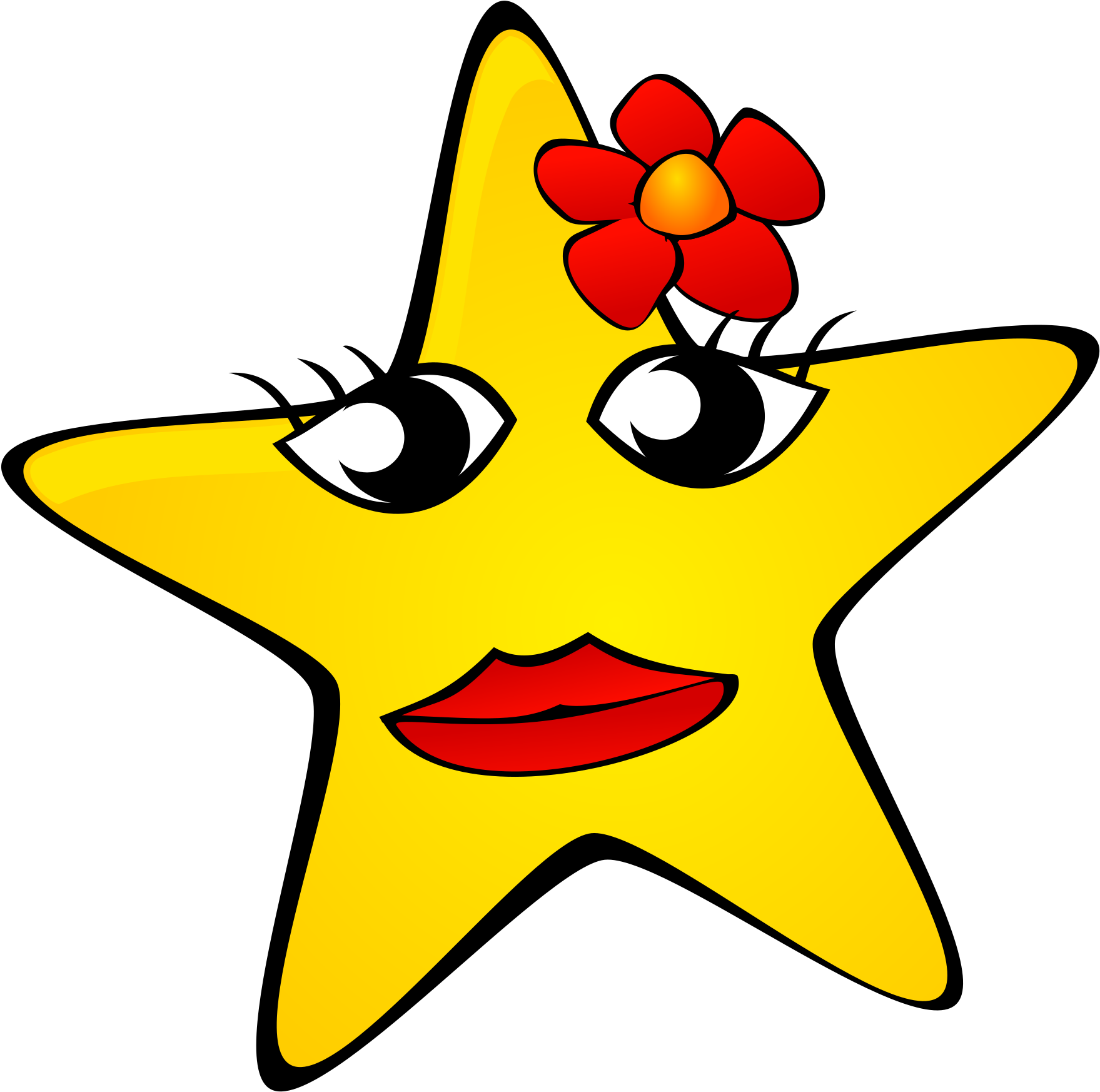Big Image - Pretty Holiday Star Large Tote Bag, Natural, Large (2400x2400)
