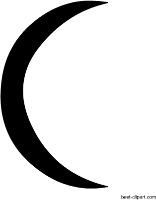 Black Moon Free Png Clip Art Image - Clip Art (450x450)