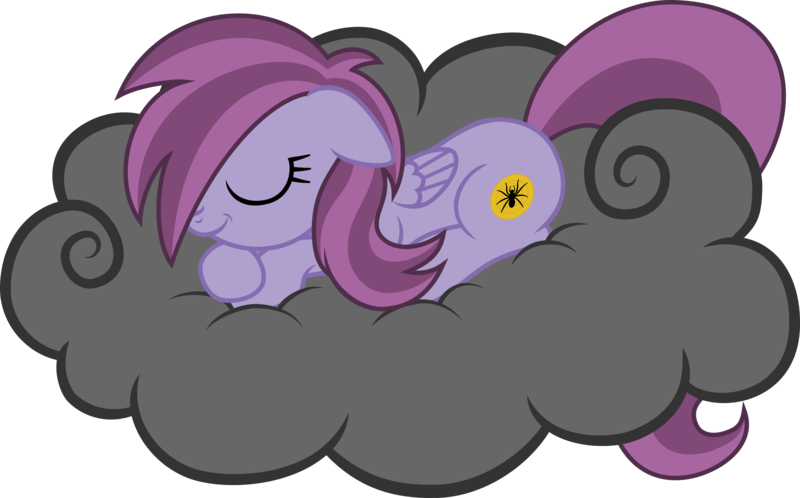 Spider Clipart Sleeping - Mlp Sleep Of Cloud (800x498)