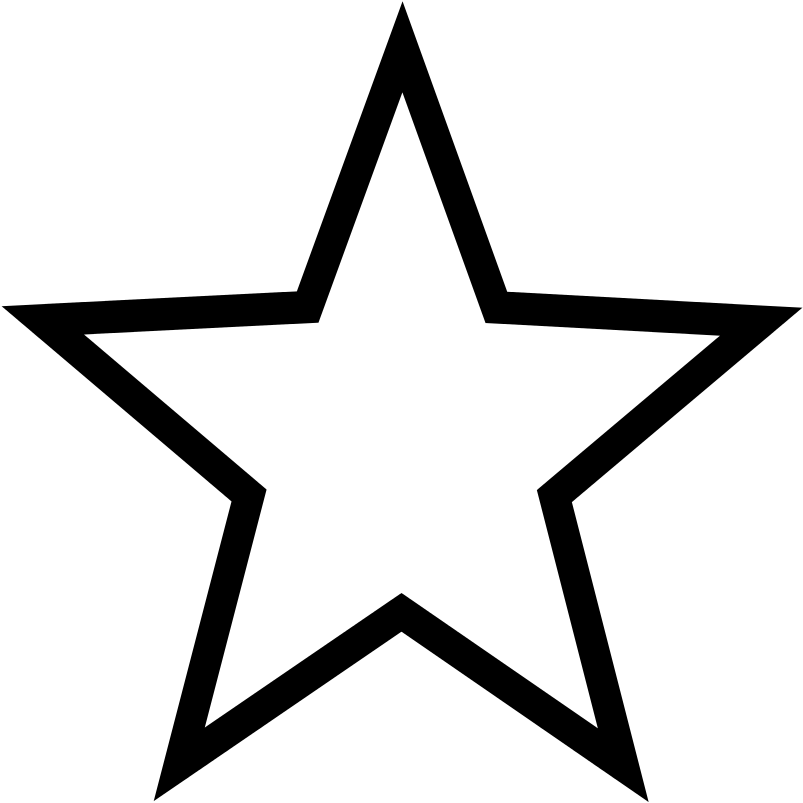 Filewhite Stars - Heart And Star Coloring Pages (2000x2000)