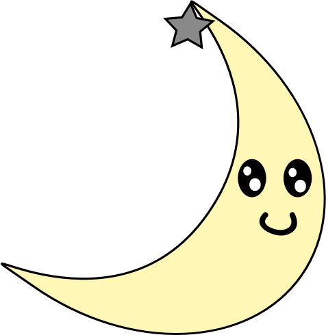 Clipart Moon - Clipart Moon (728x750)