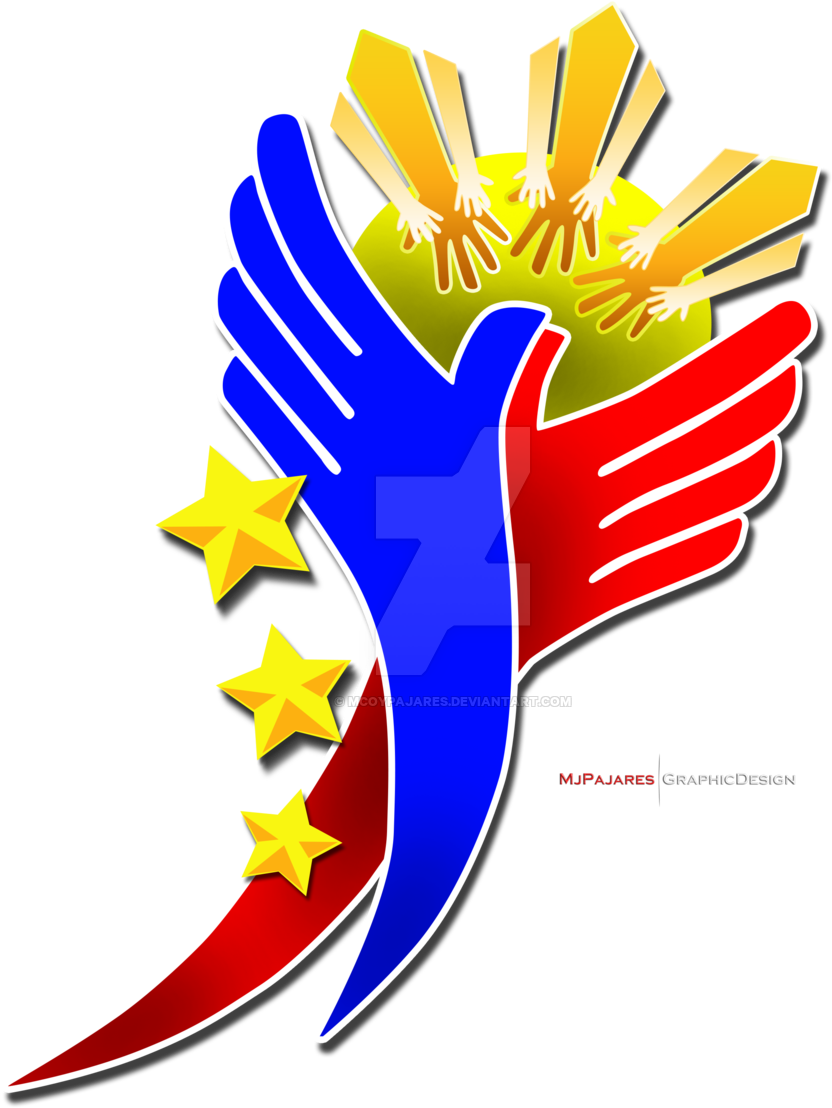 Sun Clipart Three Star - Philippine Flag Logo Png (1024x1138)