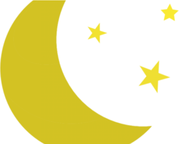 Stars And Moon Clipart - Clip Art (640x480)