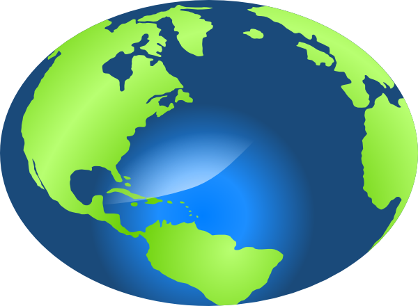 Free Clip Art Earth (600x440)