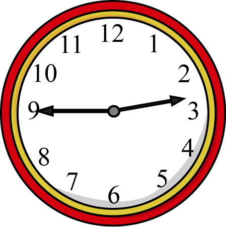 Clock Clip Art - Clock Clipart Black And White (449x450)