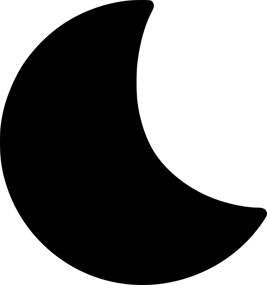 Half Moon Transparent Background - Png Moon Icon Free (918x980)