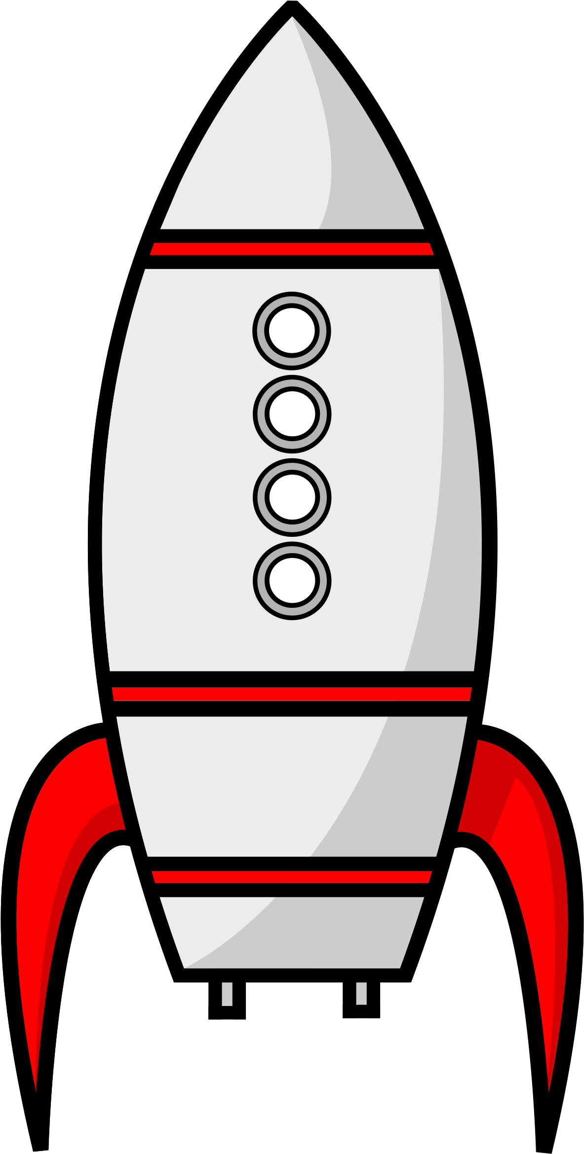 This Free Icons Png Design Of Cartoon Moon Rocket Remix - Space Ship Clip Art (1244x2400)