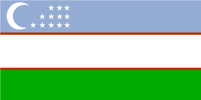 Clipart - Uzbekistan - Flag (800x800)