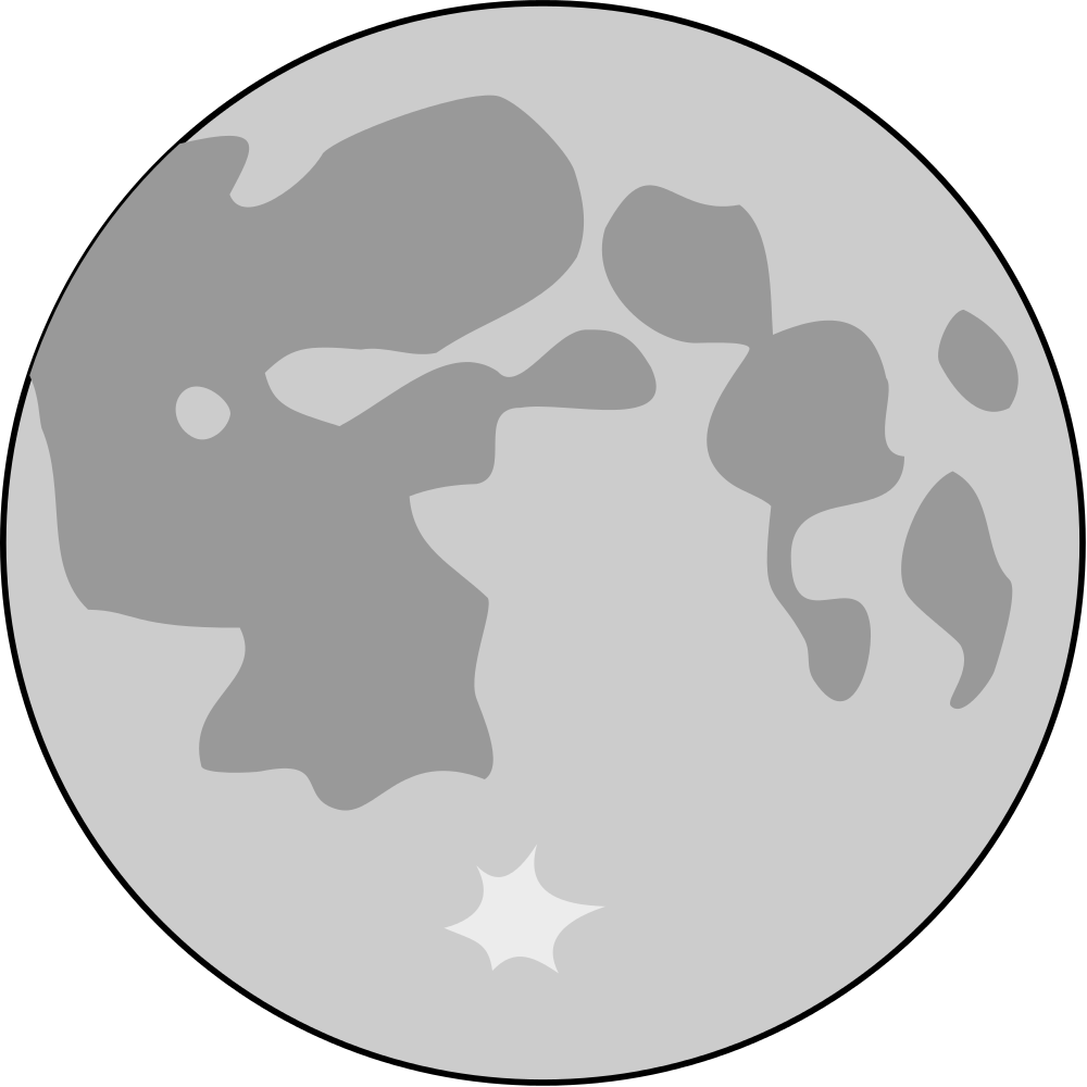 File - Moon Transparent Drawing (1024x1024)