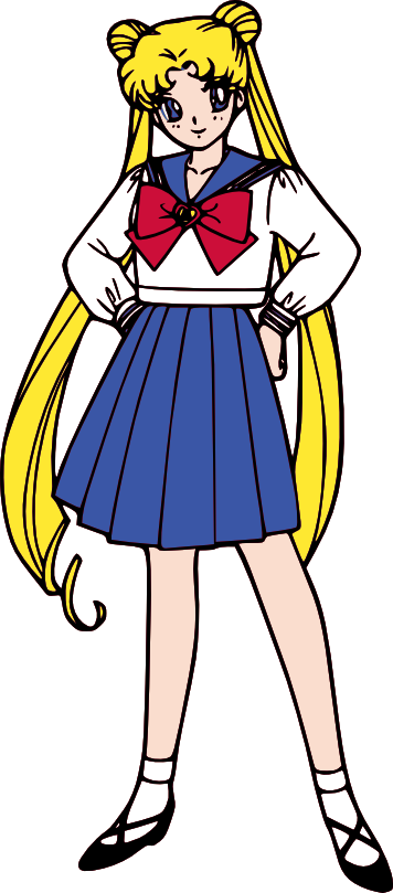 Anime, Personal Use, Sailormoon 3, - Sailor Moon School Uniform (356x809)