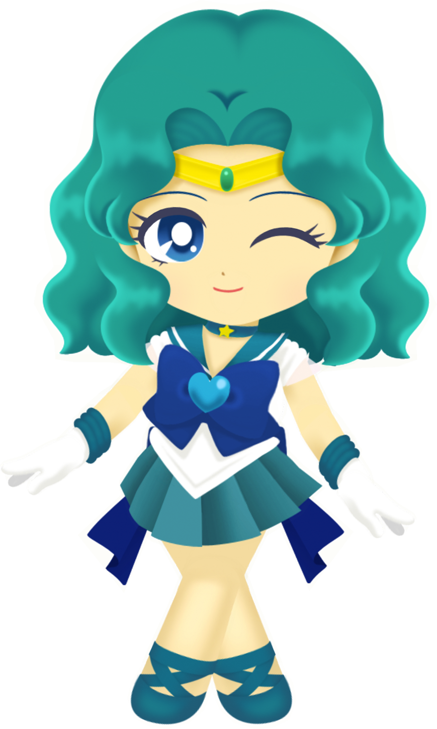 Sailor Moon Drops - Super Sailor Neptune Sailor Moon Drops (879x1466)