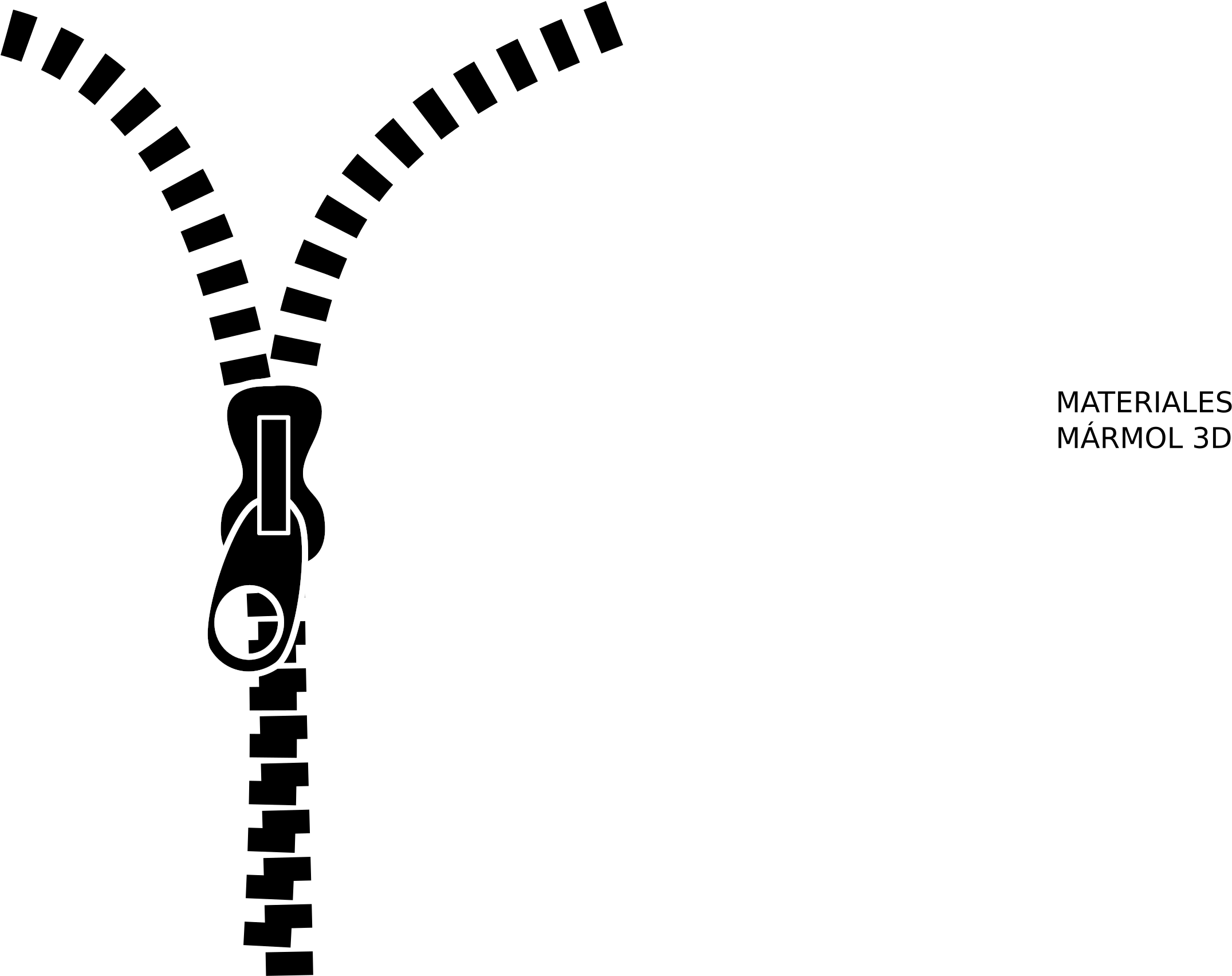 Zipper Clipart Black And White - Zipper (2400x1755)