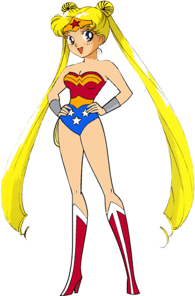 Pride - Sailor Moon As Wonder Woman (654x990)