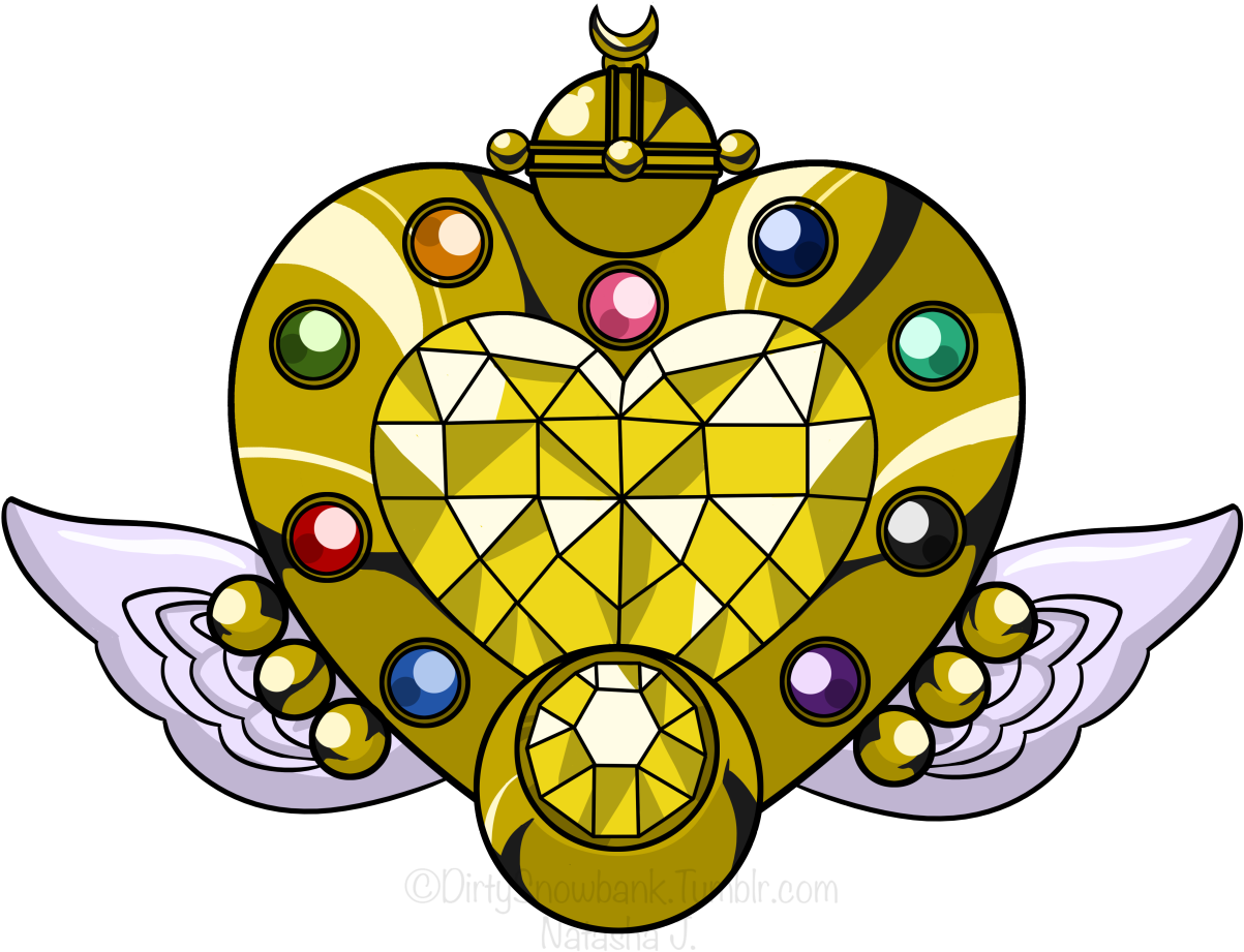 Silver Moon Crystal Power Kiss , Dirtysnowbank - Sailor Moon Eternal Brooch (1280x952)