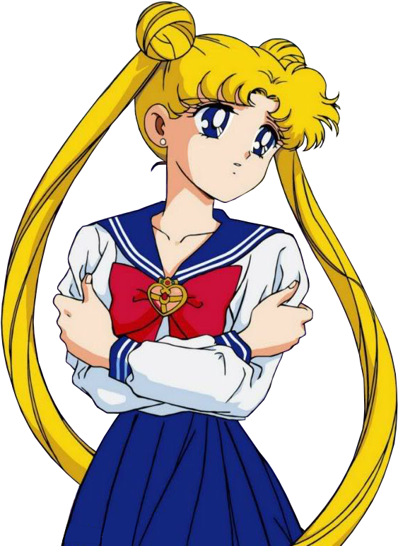 Cliparts De Sailor Moon - Serena Sailor Moon Png (611x800)