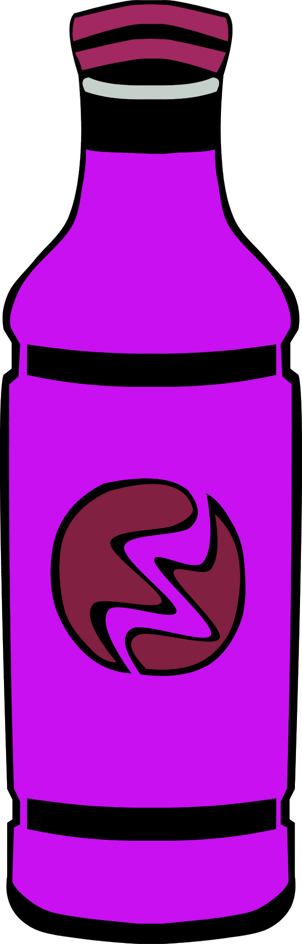 Juice Bottle Clipart 5 - Juice Bottle Clipart 5 (600x1875)