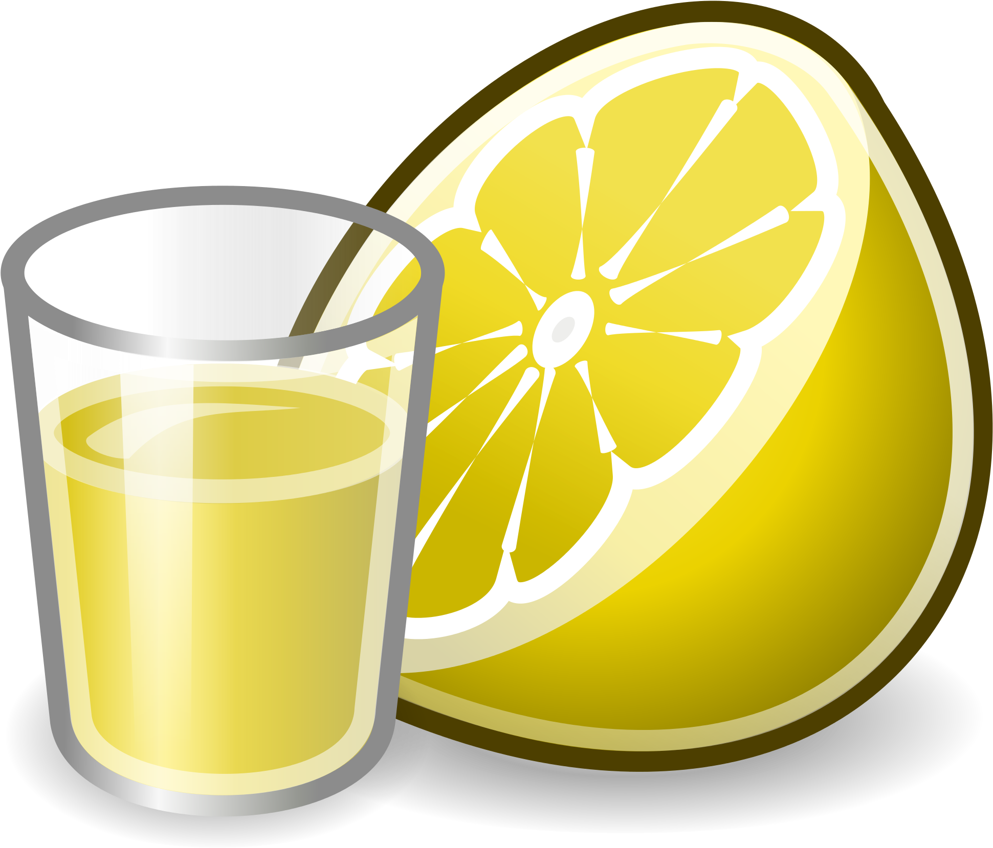 File - Tango-juice - Svg - Lemon (2000x2000)
