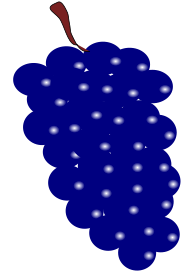 Clip Art Tags - Blue Food And Other Menu Items, A Collection Of Short (566x800)