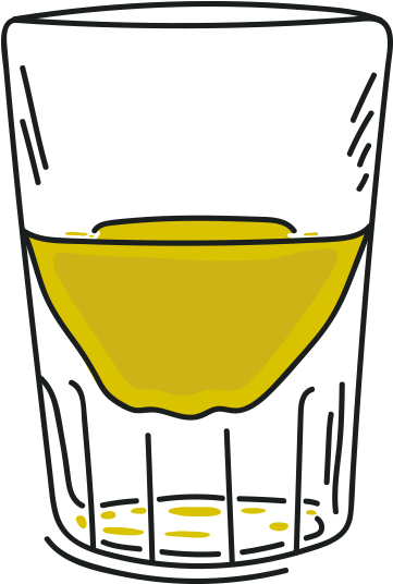 Shot Of Olive Oil - Shot Glass Clipart Transparent (588x605)