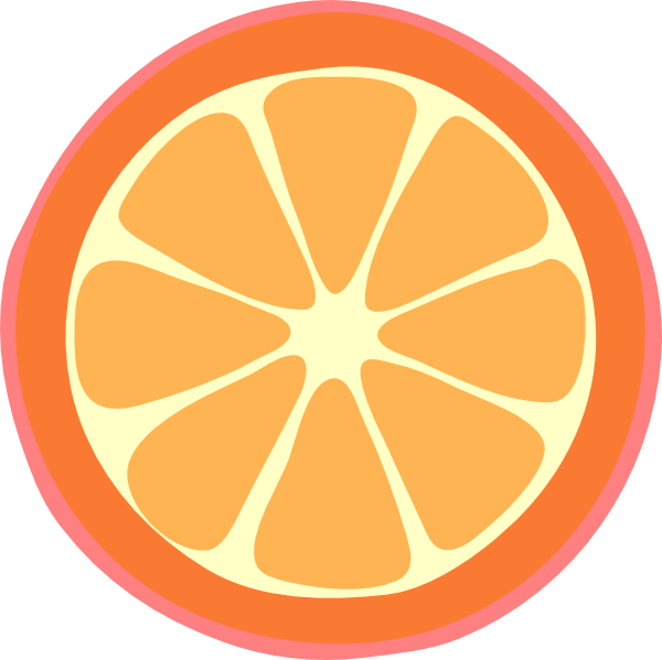 Newest Tangerine Clip Art - Clip Art Tangerine (600x599)