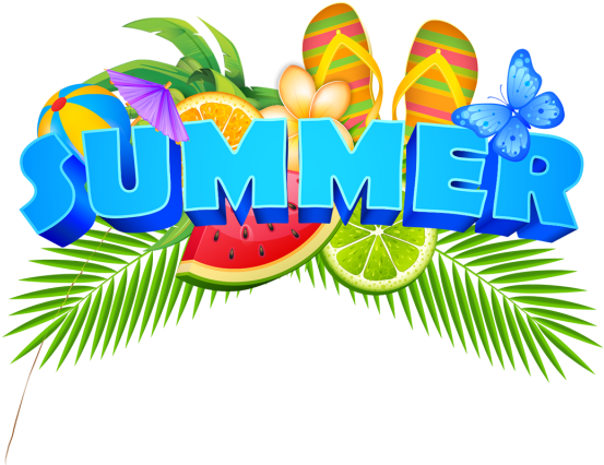 Summer Elements Illustration Badge With Fresh Fruits, - Summer Border Transparent Background (640x640)