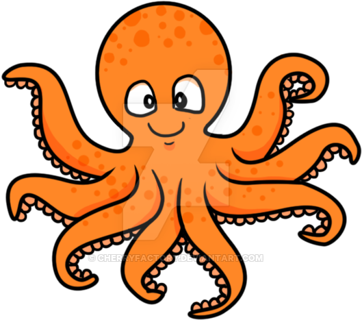 Octopus Clipart Friendly - Octopus (600x544)