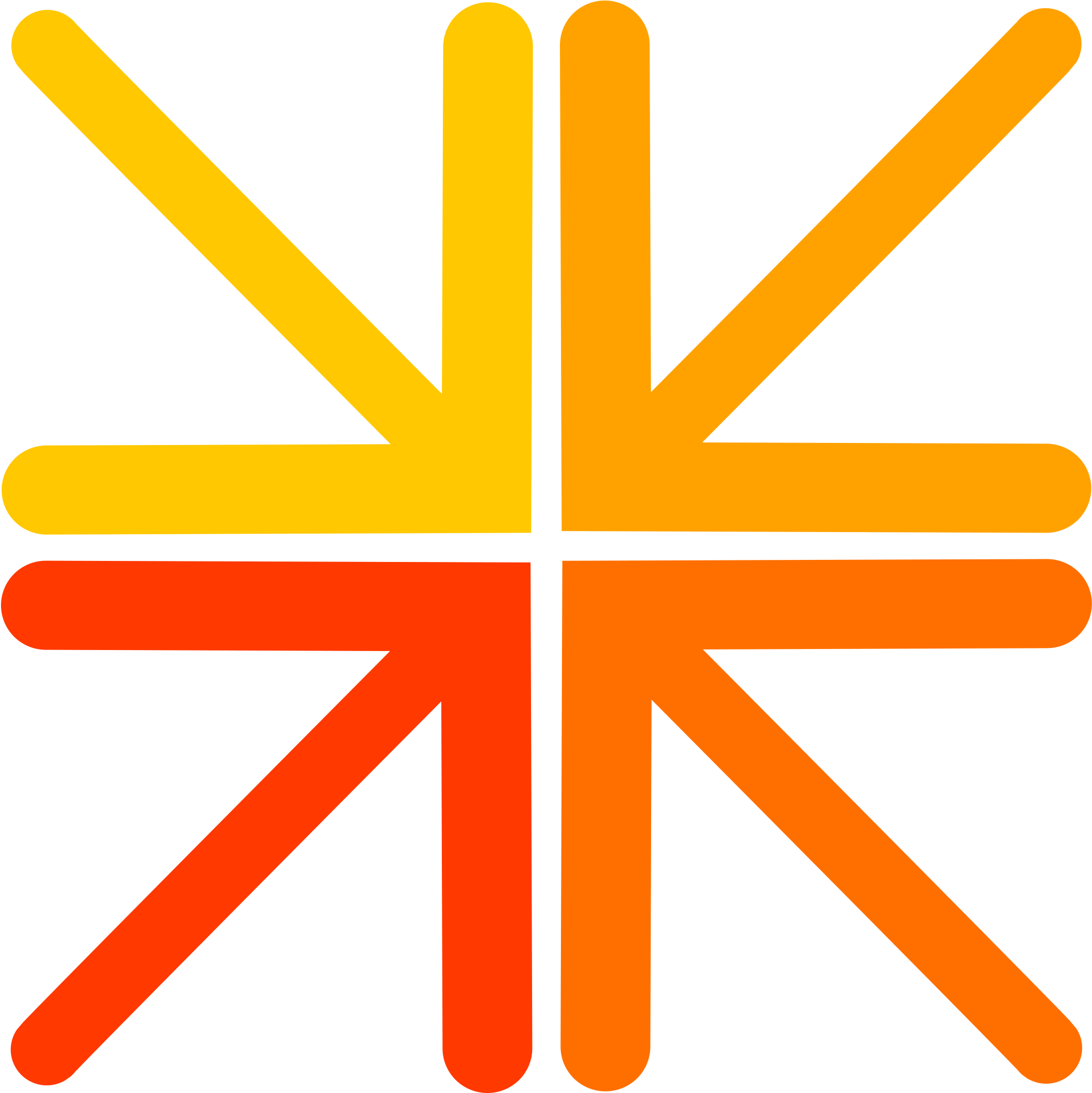 Culture Logo Entry Orange - Arrows Point To Middle (2400x2400)