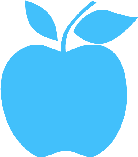 Caribbean Blue Apple 2 Icon - Blue Apple Clip Art (512x512)
