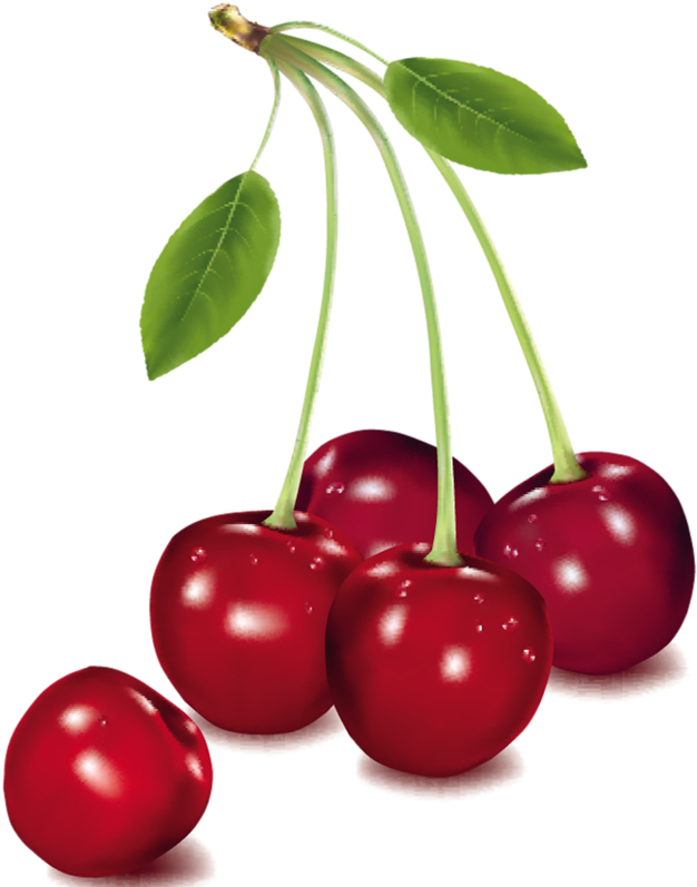 Food Clipartfruit - Cherry .png (639x800)