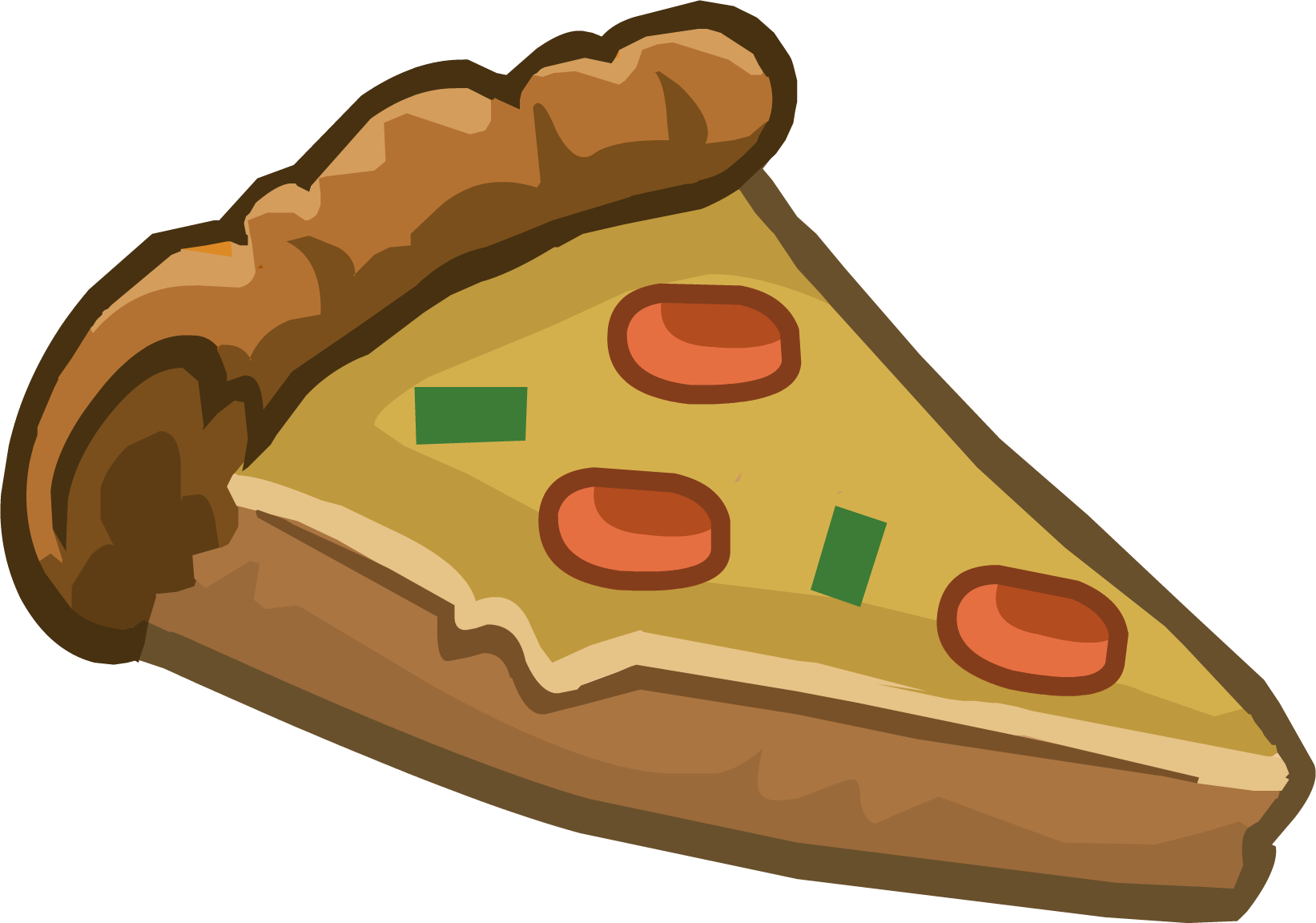 Pizza - Club Penguin Pizza Emoji (1643x1152)