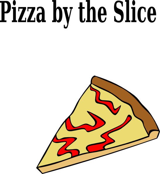 Pizza Color By The Slice Clip Art - Pizza Clip Art (546x596)