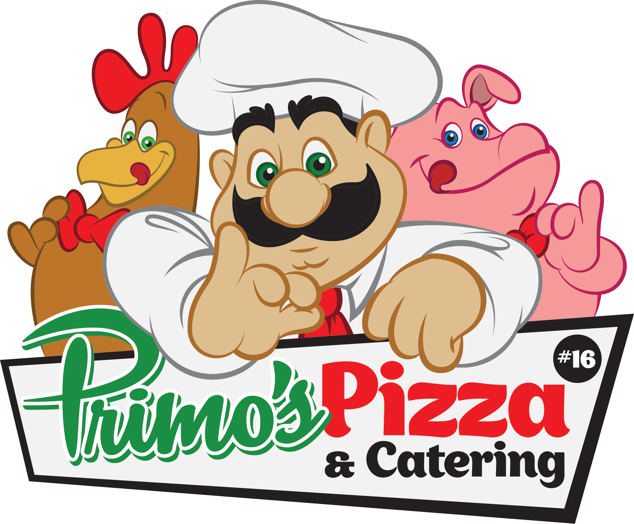 Primo's Pizza Logo - Submarine Sandwich (2083x1722)