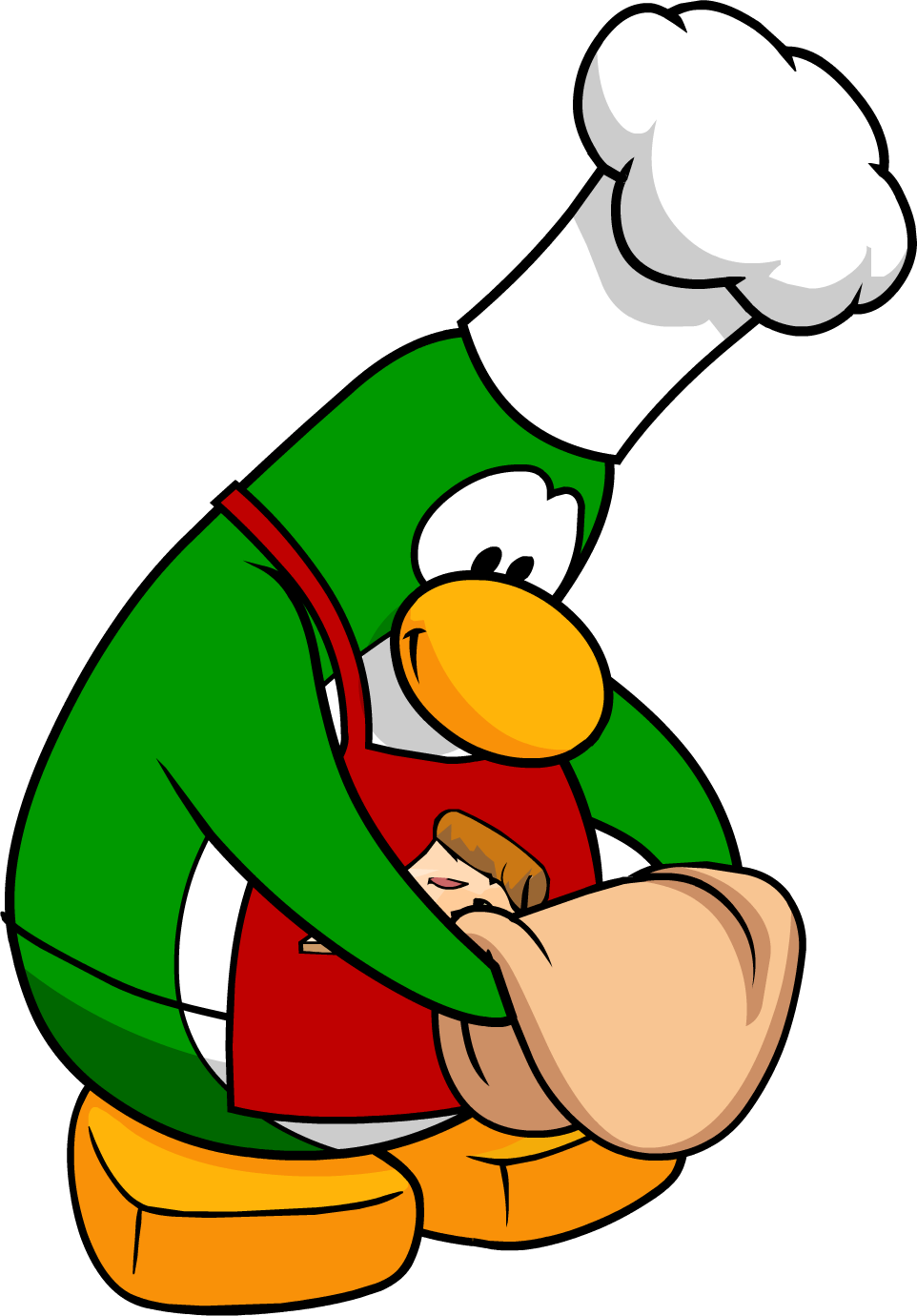 Image - Club Penguin Pizza Penguin (962x1380)