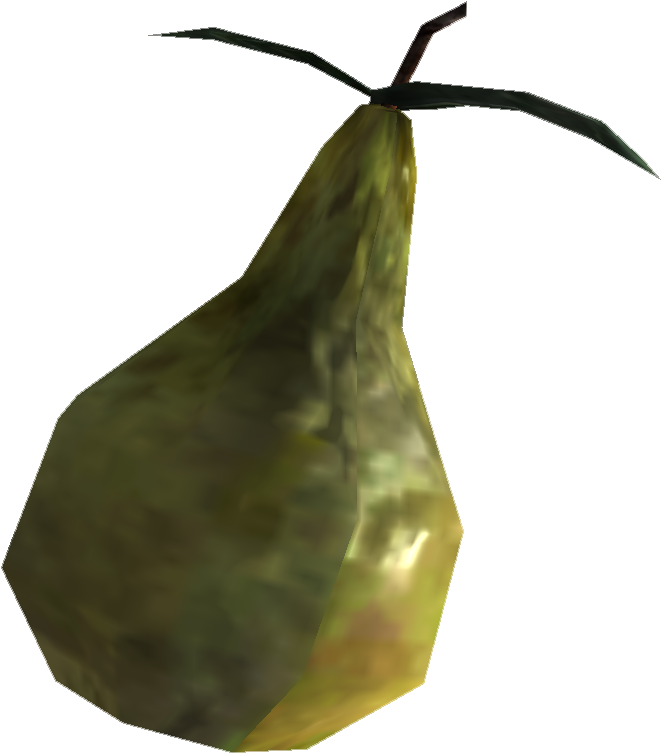 Fresh Pear - Fallout 4 Fruit (727x799)