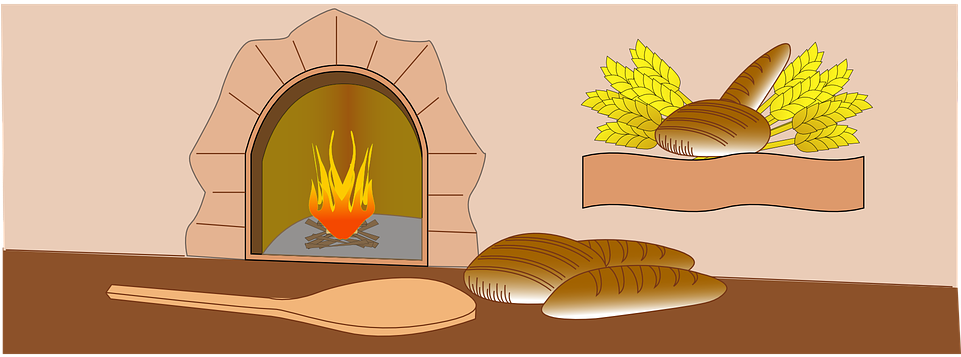 Bakery Baker, Oven, Fire, Bread, Bakery - Forno De Padaria Desenho (960x480)
