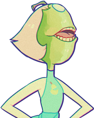 Pear L By Lilanero - Cartoon (371x400)