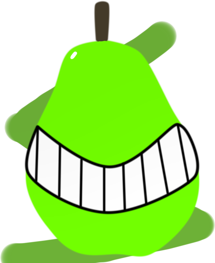 'tis Be A Smiling Pear By Kittenlover75 ' - Demented Smiley Face (894x894)