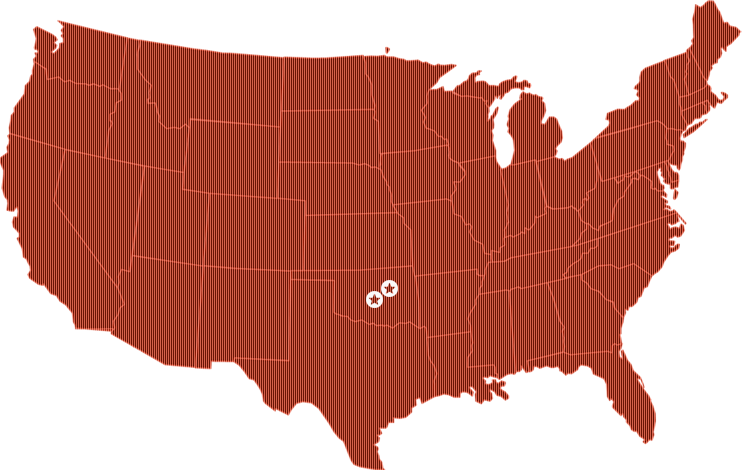 Oklahoma - United States Map Vector (742x470)
