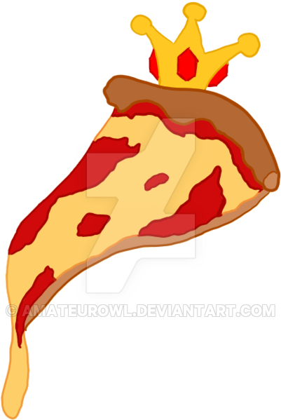 Pizza King By Amateurowl - Cartoon (400x612)