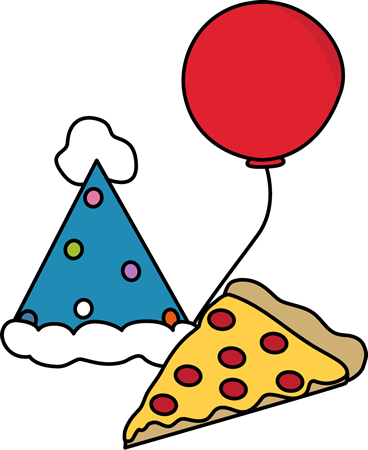 Pizza Party Clip Art Image - Ob (368x450)
