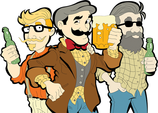Mr Moto Says We've Got Beer In North Park - Cartoon (546x391)