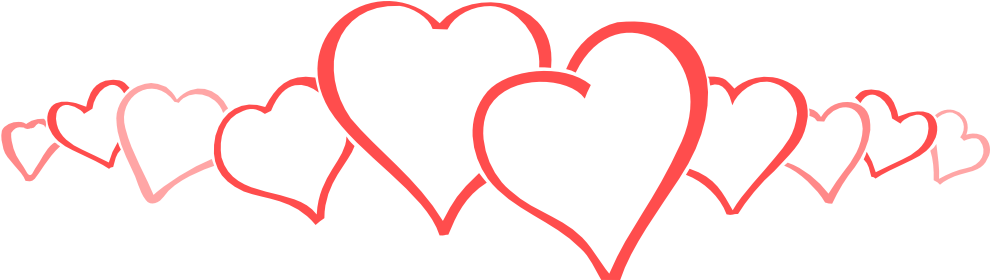 Clipartist Net Clip Art Valentine Hearts Svg Rittf4 - Small Hearts Clip Art (1216x340)