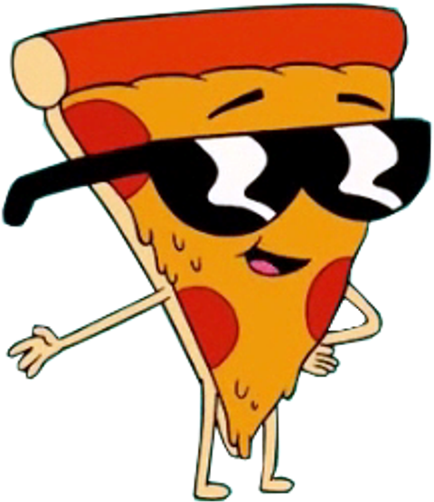 Pizza Cartoon Image - Pizza Steve (607x600)
