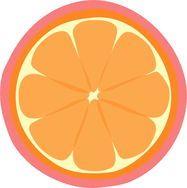 Clipart Info - Fruit Slices Clip Art (594x597)