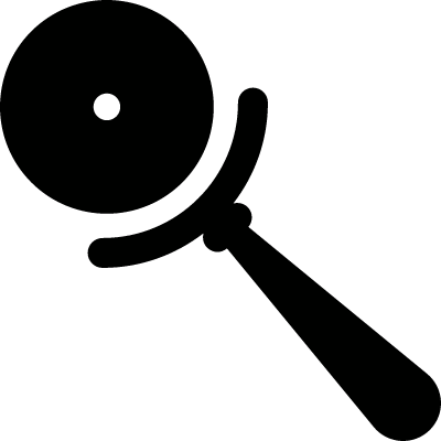 Pizza Cutter Vector - Cortador De Pizza Vetor (400x400)