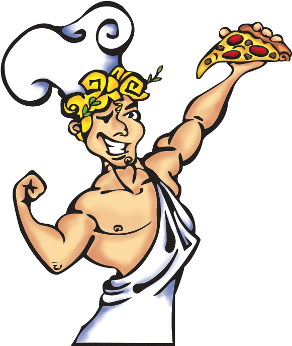 Apollo's House Of Pizza Collapsed Logo - Logo (600x726)