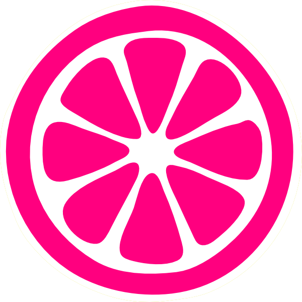 Pink Lemonade Slice Clip Art At Clker - Portrait Of A Man (600x599)