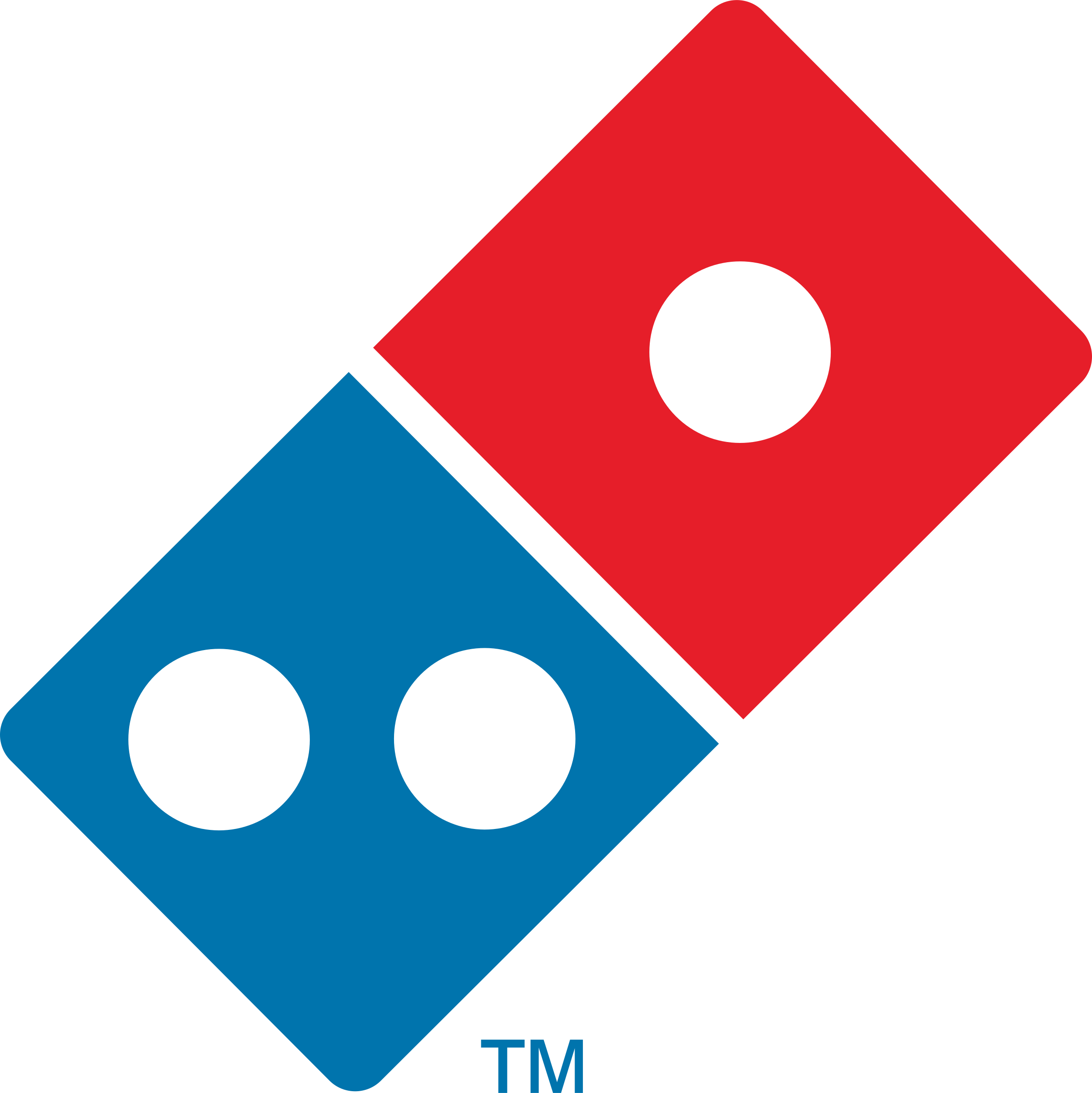 Domino's Vector - Dominos Pizza Logo Png (2400x2401)