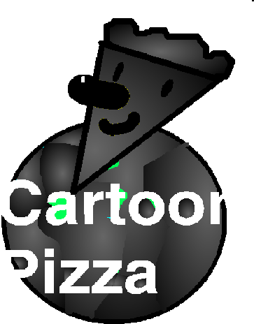 Cartoon Pizza Earth4 - Pizza Logo Clipart Transparent (363x464)